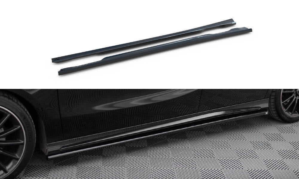 Sideskørter diffuser Mercedes-Benz A AMG-Line W176 Facelif