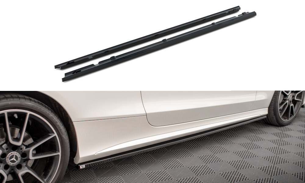 Sideskørter diffuser Mercedes-Benz C Coupe AMG-Line C205 Facelift