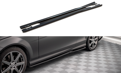 Sideskørter diffuser Mercedes-Benz C Coupe / Sedan / Estate AMG-Line C204 / W204 Facelift / S204 Facelift