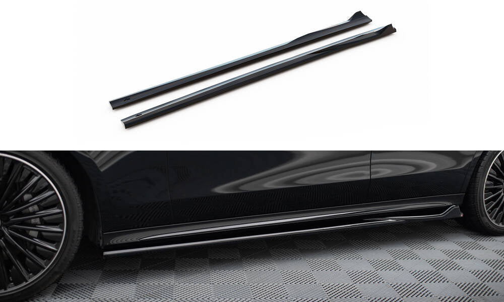 Sideskørter diffuser Mercedes-Benz E AMG-Line W214