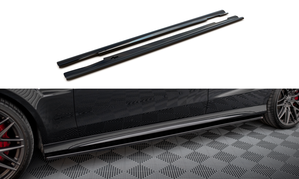Sideskørter diffuser Mercedes-Benz E63 AMG / AMG-Line Sedan W212 Facelift