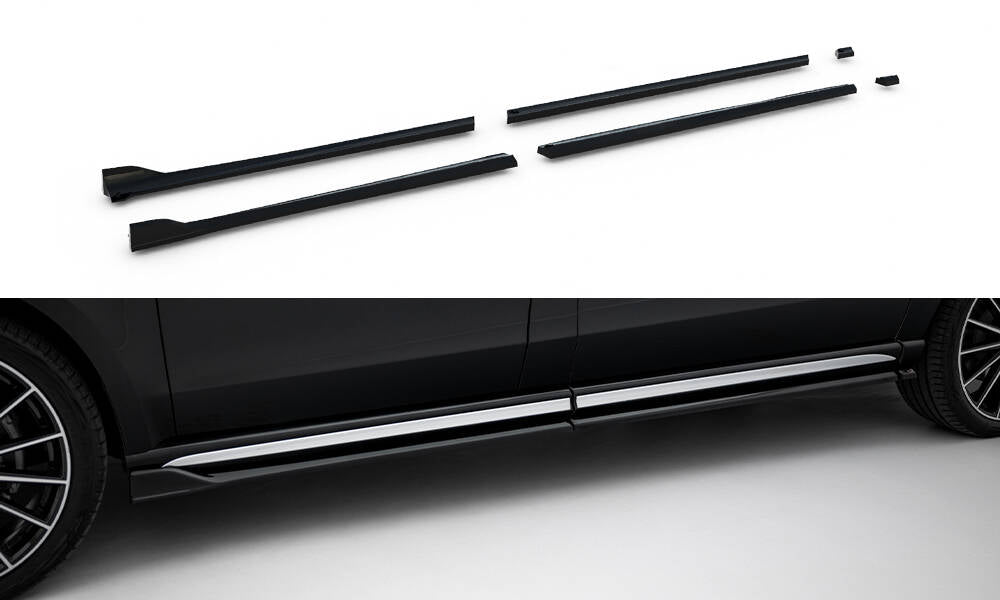 Sideskørter diffuser Mercedes-Benz V-Class Long AMG-Line W447 Facelift 2