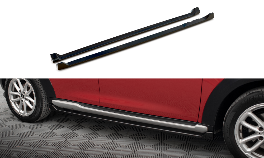 Sideskørter diffuser Mini Cooper Countryman R60 Facelift