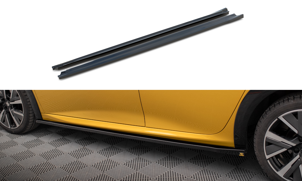 Sideskørter diffuser Peugeot 208 GT Mk2