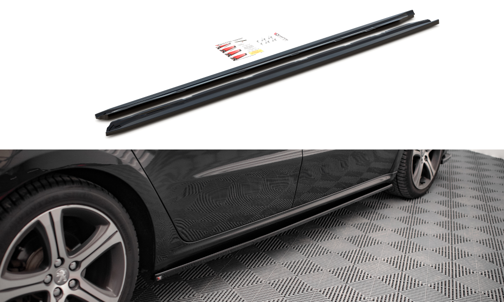 Sideskørter diffuser Peugeot 508 GT Mk1 Facelift
