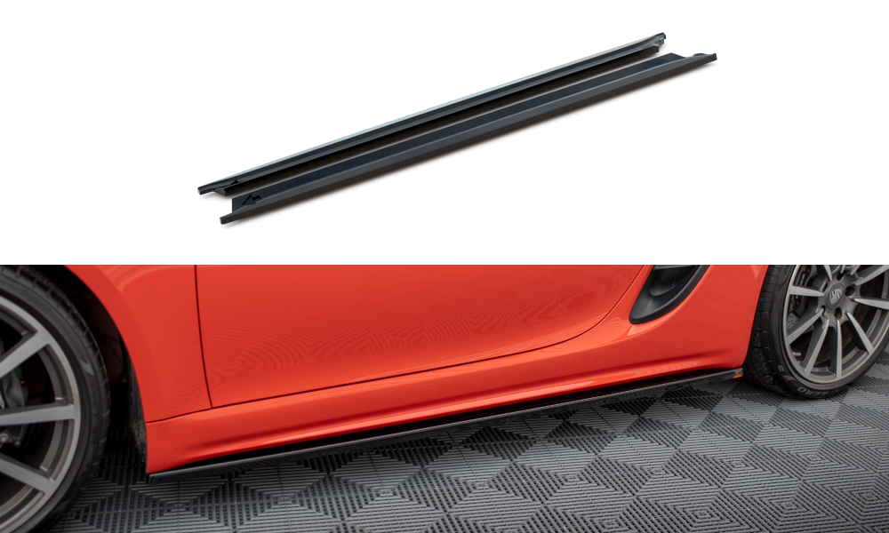 Sideskørter diffuser Porsche 718 Cayman 982c