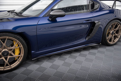 Sideskørter diffuser Porsche 718 Cayman GT4 RS 982c