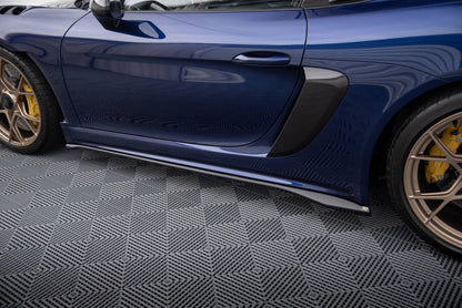 Sideskørter diffuser Porsche 718 Cayman GT4 RS 982c