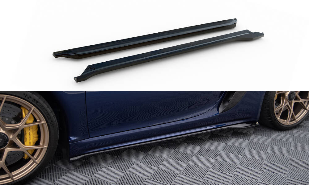 Sideskørter diffuser Porsche 718 Cayman GT4 RS 982c