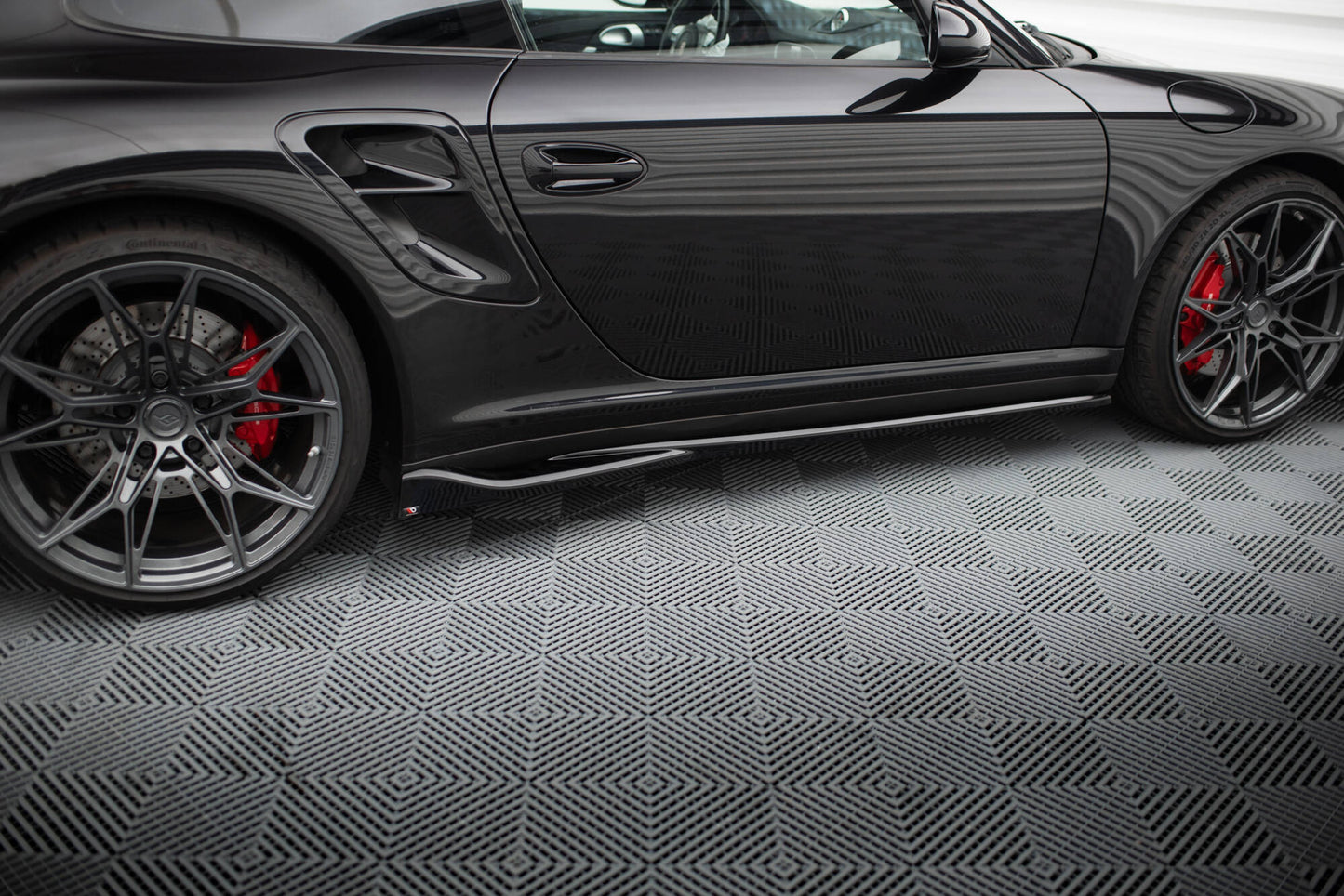 Sideskørter diffuser Porsche 911 Turbo 997