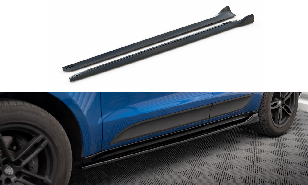 Sideskørter diffuser Porsche Macan Mk1