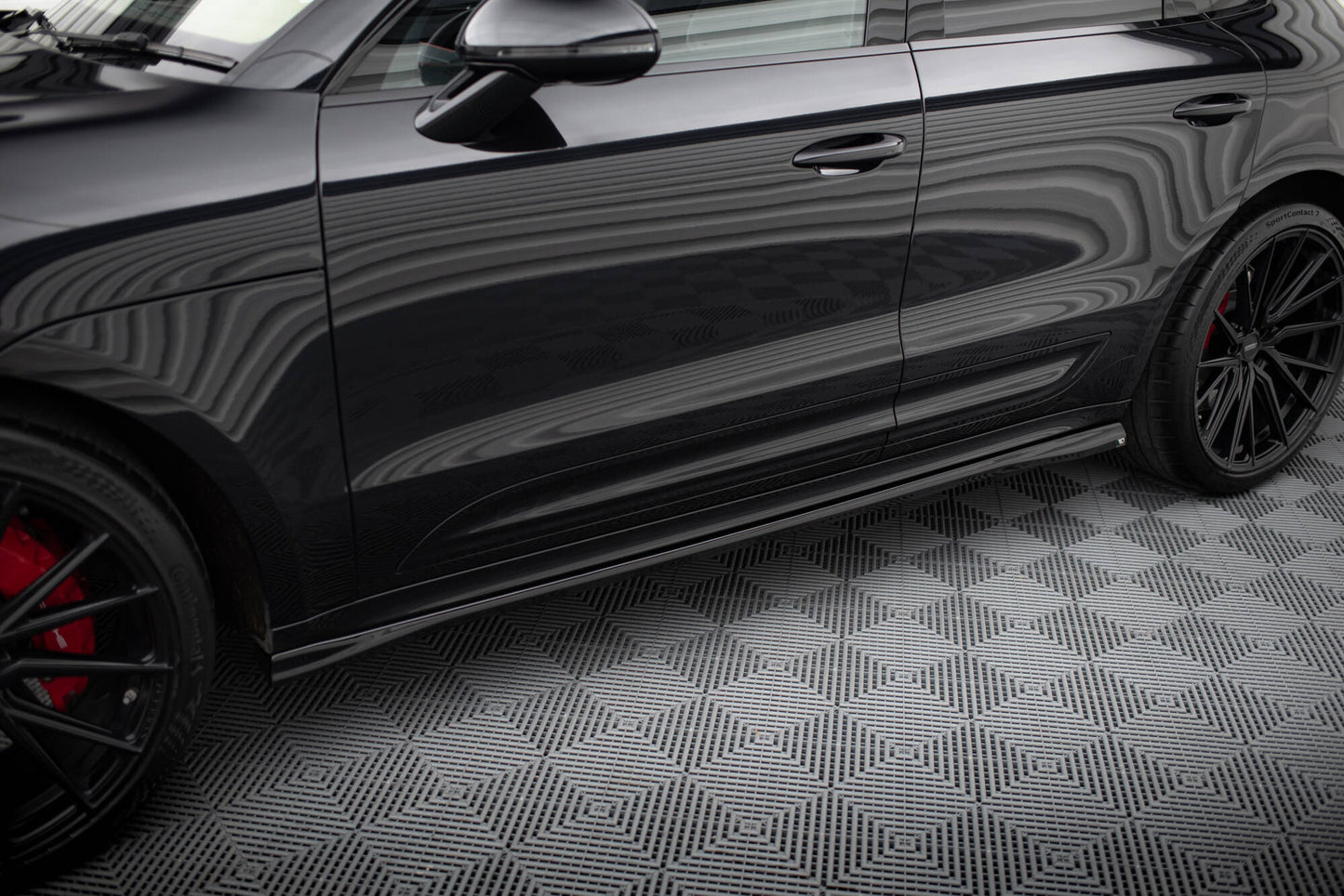 Sideskørter diffuser Porsche Macan T / GTS Mk1 Facelift 2