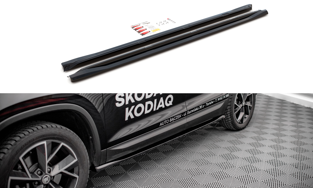 Sideskørter diffuser Skoda Kodiaq Mk1 Facelift