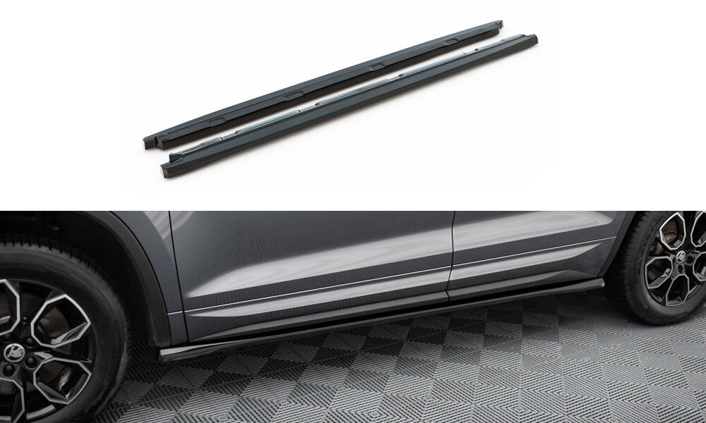 Sideskørter diffuser Skoda Kodiaq Sportline Mk1 Facelift