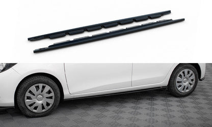 Sideskørter diffuser Toyota Yaris Mk3 Facelift