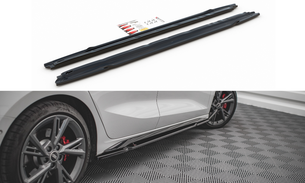 Sideskørter diffuser V.1 Audi S3 / A3 S-Line 8Y
