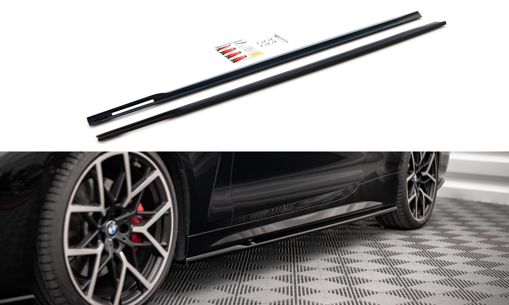 Sideskørter diffuser V.1 BMW 4 M-Pack / M440i G22 / G23 / G22 Facelift / G23 Facelift