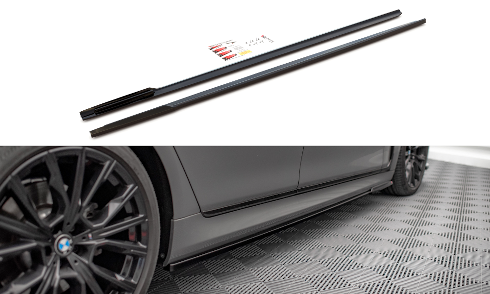 Sideskørter diffuser V.1 BMW 7 M-Pack G11