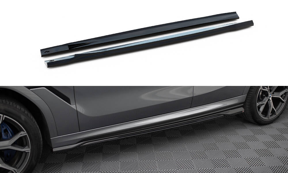 Sideskørter diffuser V.1 BMW X6 M-Pack G06 Facelift