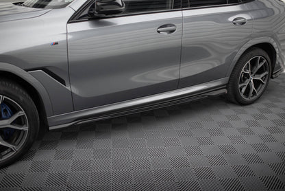 Sideskørter diffuser V.1 BMW X6 M-Pack G06 Facelift