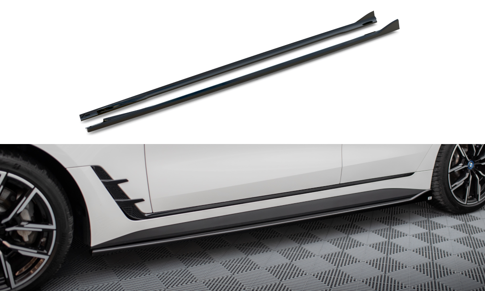 Sideskørter diffuser V.1 BMW i4 M-Pack G26