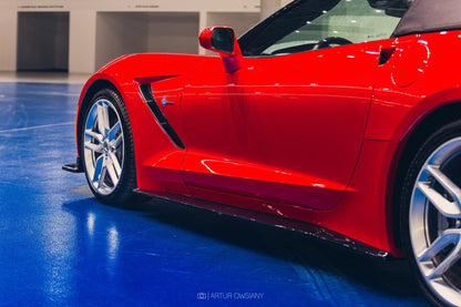 Sideskørter diffuser V.1 Chevrolet Corvette StinGrå C7