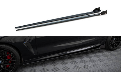 Sideskørter diffuser V.1 + Flaps BMW M8 Gran Coupe F93 / 8 Gran Coupe M-Pack G16