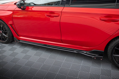 Sideskørter diffuser V.1 + Flaps Honda Civic Type-R Mk 11