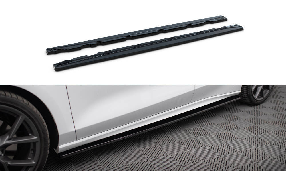 Sideskørter diffuser V.1 Ford Focus ST / ST-Line Mk4 Facelift
