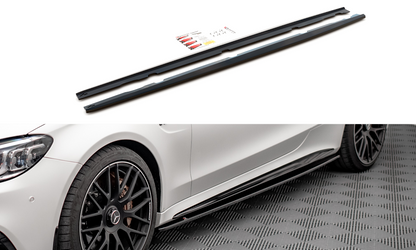 Sideskørter diffuser V.1 Mercedes-AMG C 63AMG Coupe C205 Facelift