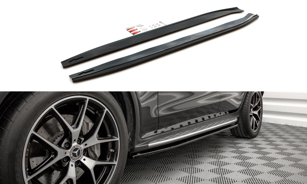 Sideskørter diffuser V.1 Mercedes-Benz GLC Coupe AMG-Line C253 Facelift