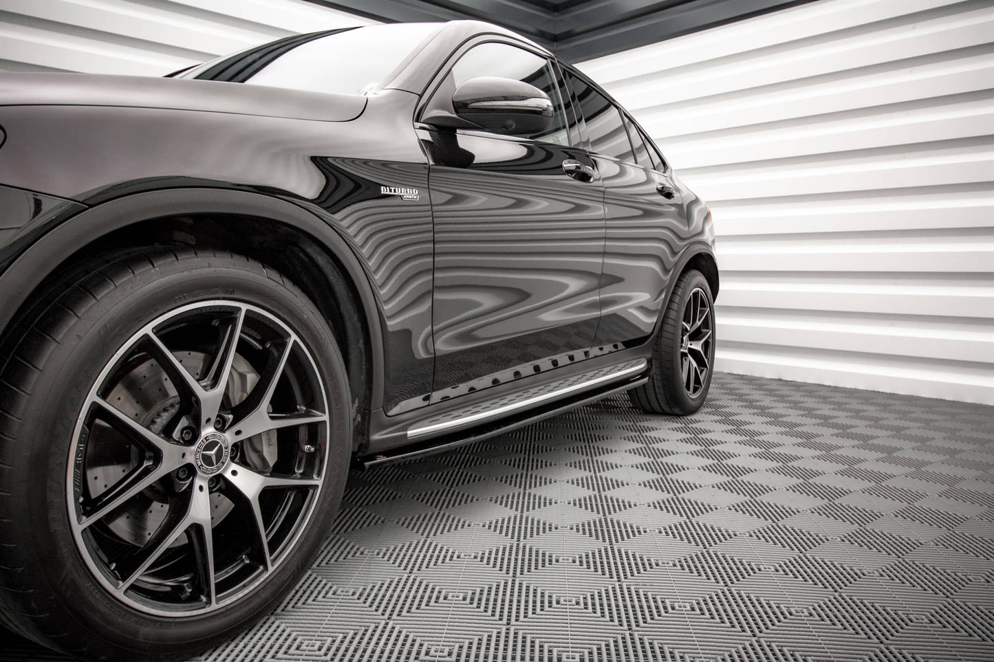 Sideskørter diffuser V.1 Mercedes-Benz GLC Coupe AMG-Line C253 Facelift