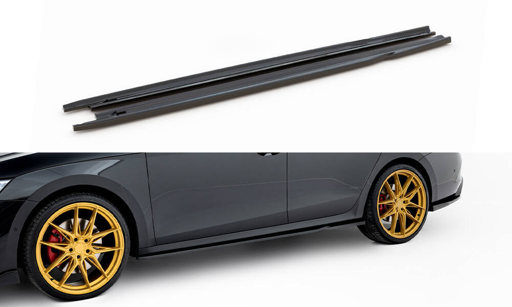 Sideskørter diffuser V.1 Skoda Octavia RS Liftback / Combi Mk4 Facelift