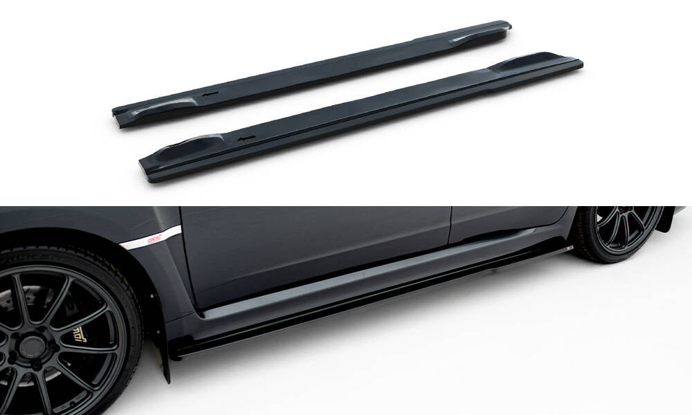 Sideskørter diffuser V.1 Subaru Impreza WRX STI Mk3 Facelift