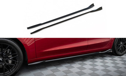 Sideskørter diffuser V.1 Tesla Model 3 Mk1 / Mk1 Facelift