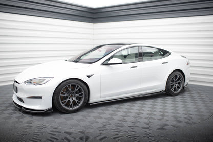 Sideskørter diffuser V.1 Tesla Model S Plaid Mk1 Facelift