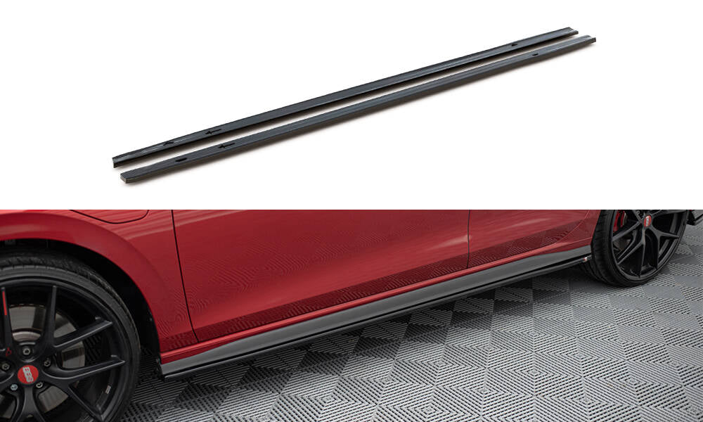 Sideskørter diffuser V.1 Volkswagen Golf GTI / GTE / GTI Clubsport / GTD / R-Line Mk8
