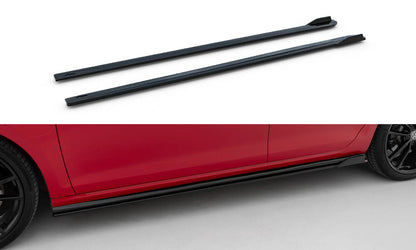 Sideskørter diffuser V.1 Volkswagen Golf R / R-Line Mk7 Facelift