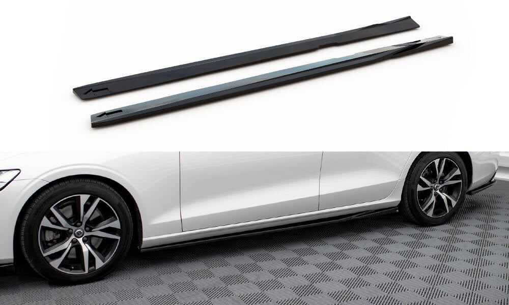 Sideskørter diffuser V.1 Volvo S60/V60 R-Design Mk3
