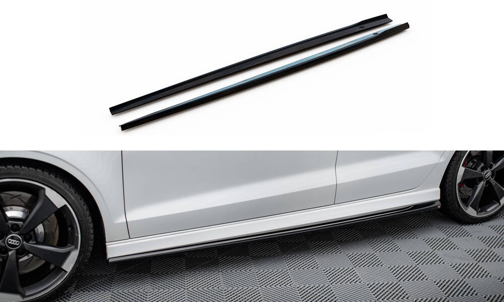 Sideskørter diffuser V.2 Audi RS3 Sedan 8V Facelift