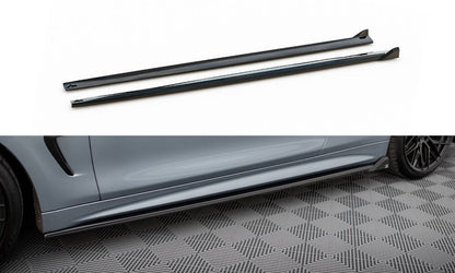 Sideskørter diffuser V.2 BMW 4 Coupe / Gran Coupe / Cabrio M-Pack F32 / F36 / F33