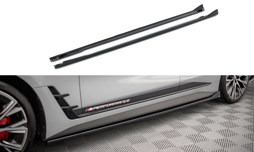 Sideskørter diffuser V.2 BMW 4 Gran Coupe M-Pack / M440i G26