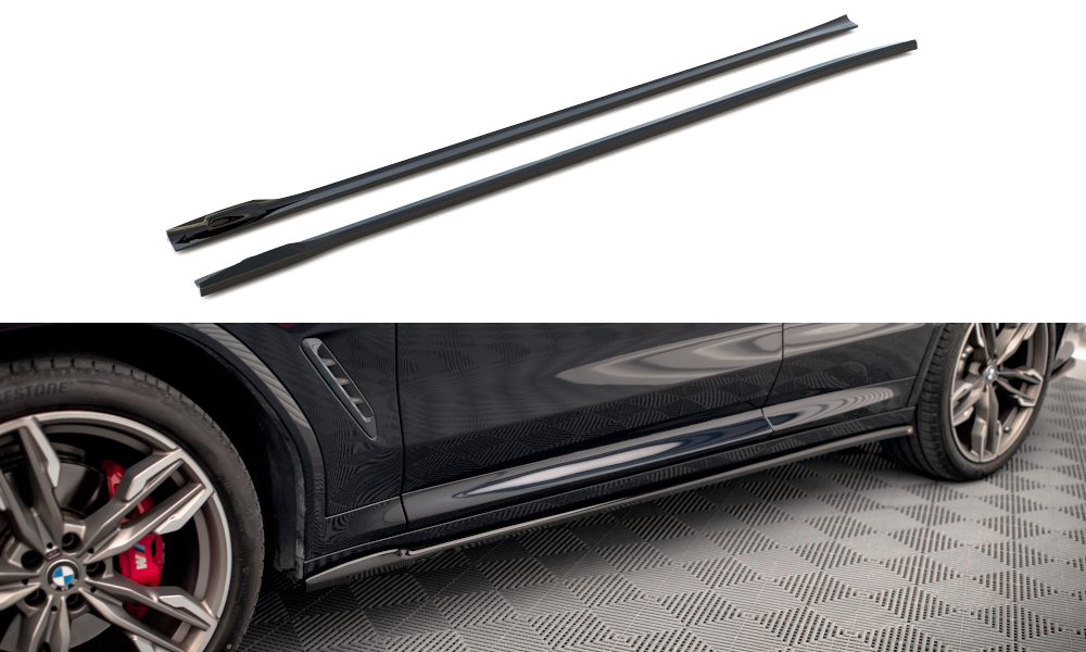 Sideskørter diffuser V.2 BMW X3 M40d / M40i / M-Pack G01
