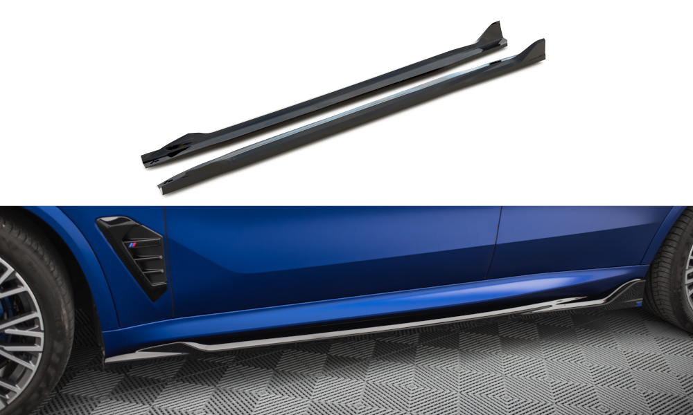 Sideskørter diffuser V.2 BMW X5 M-Pack G05 Facelift