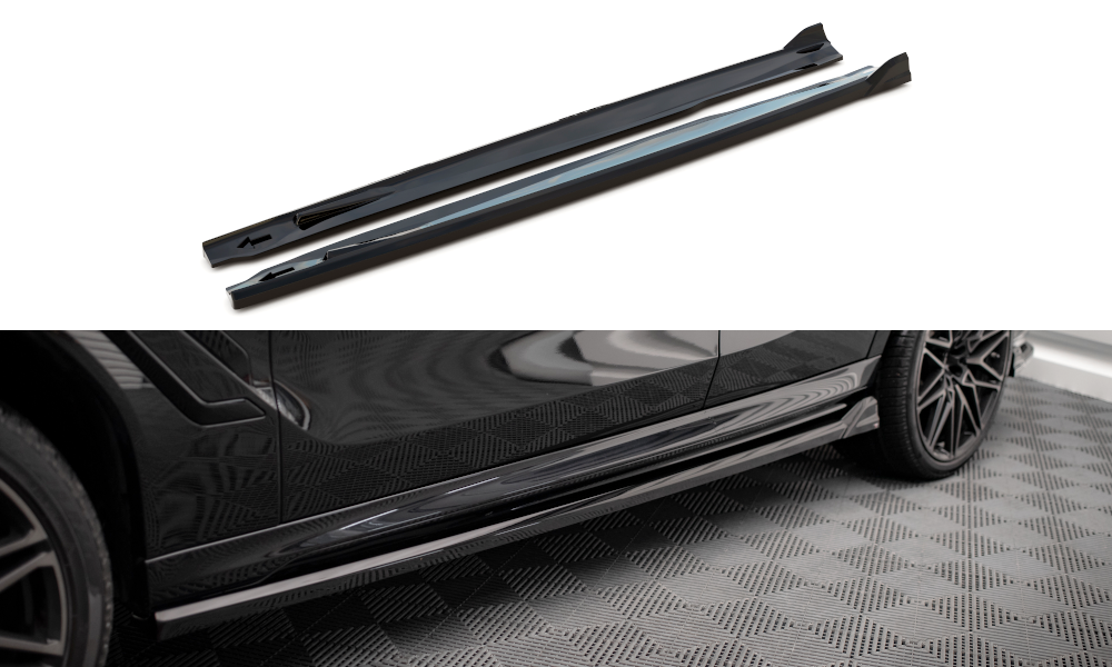 Sideskørter diffuser V.2 BMW X6 M F96 / X6 M-Pack G06