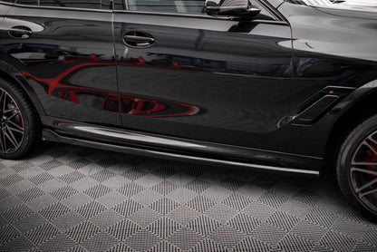 Sideskørter diffuser V.2 BMW X6 M F96 / X6 M-Pack G06