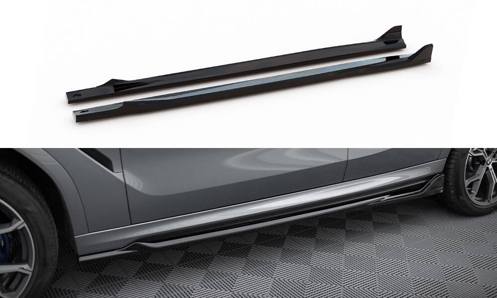 Sideskørter diffuser V.2 BMW X6 M-Pack G06 Facelift