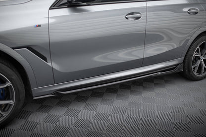 Sideskørter diffuser V.2 BMW X6 M-Pack G06 Facelift