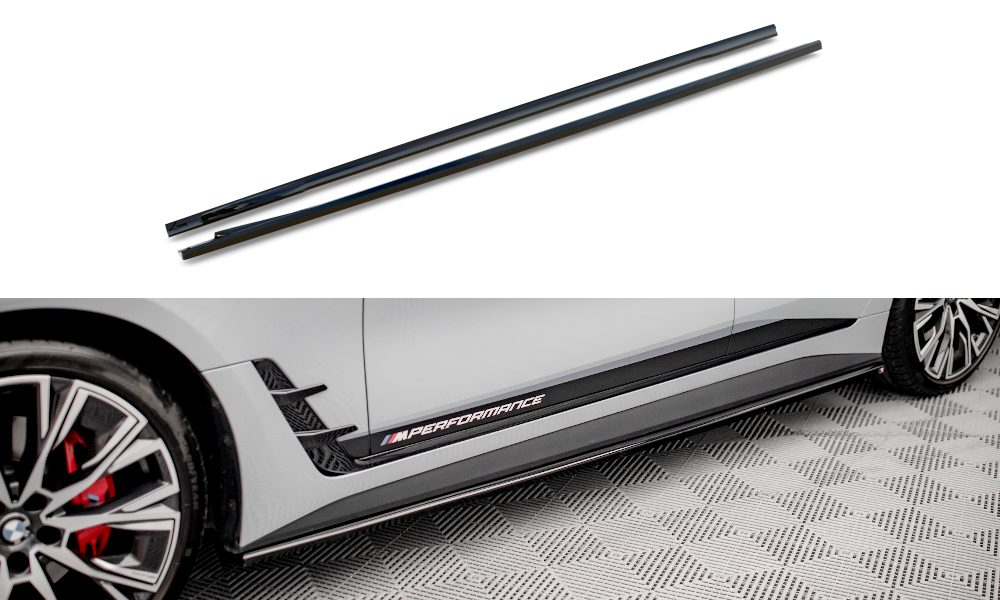 Sideskørter diffuser V.2 BMW i4 M-Pack G26