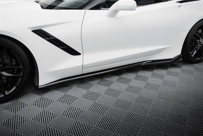 Sideskørter diffuser V.2 Chevrolet Corvette StinGrå C7